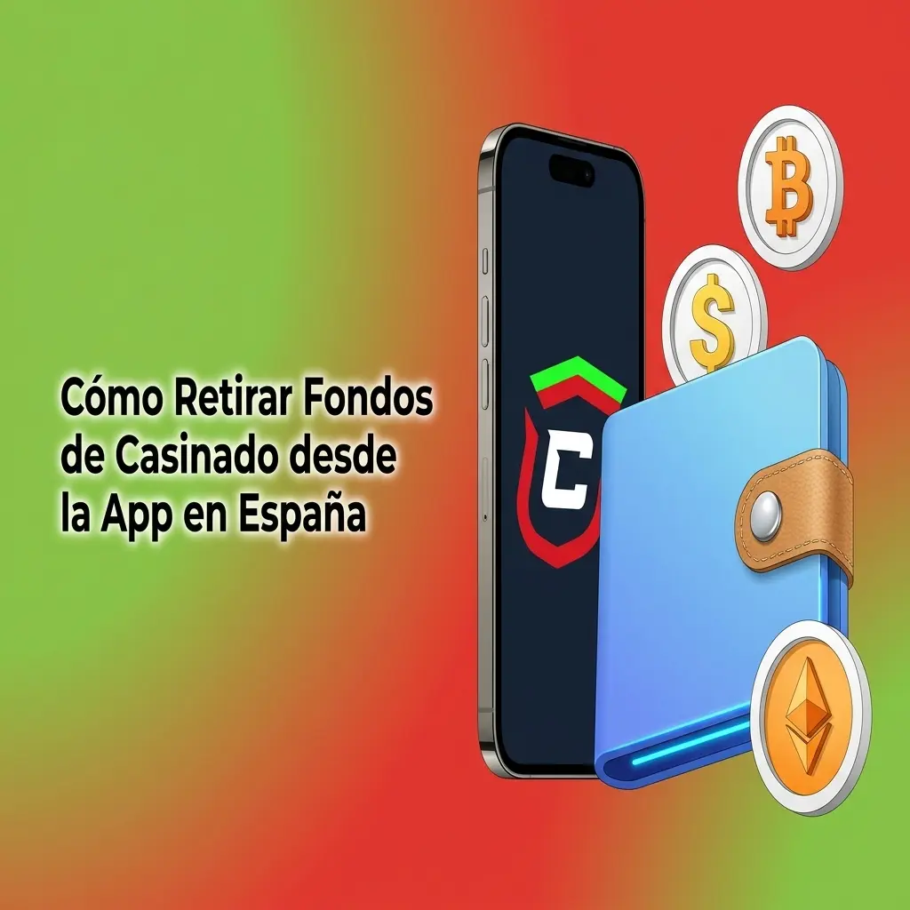 Guía para retirar fondos de Casinado desde la app móvil en España con métodos como Skrill o criptomonedas