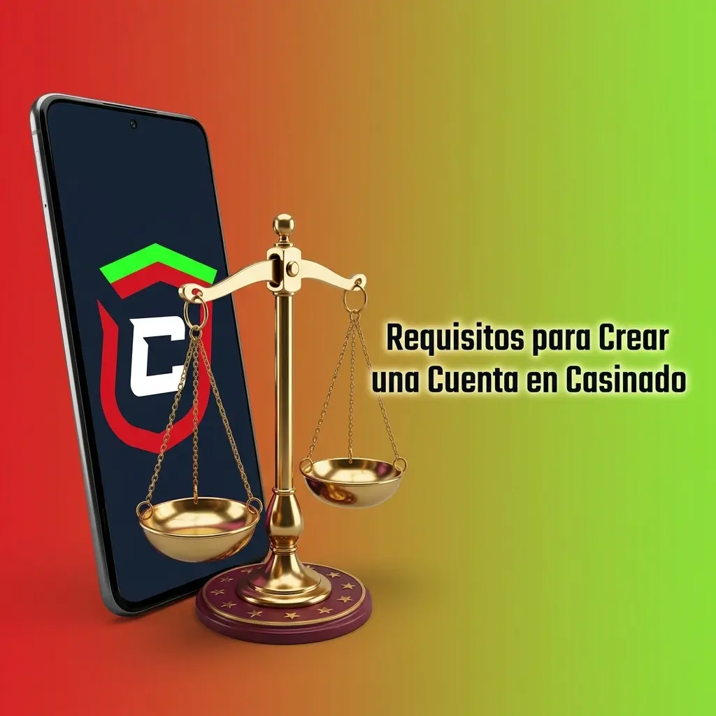 Requisitos para crear cuenta en Casinado: edad mínima 18 años, residencia en España y datos personales verídicos